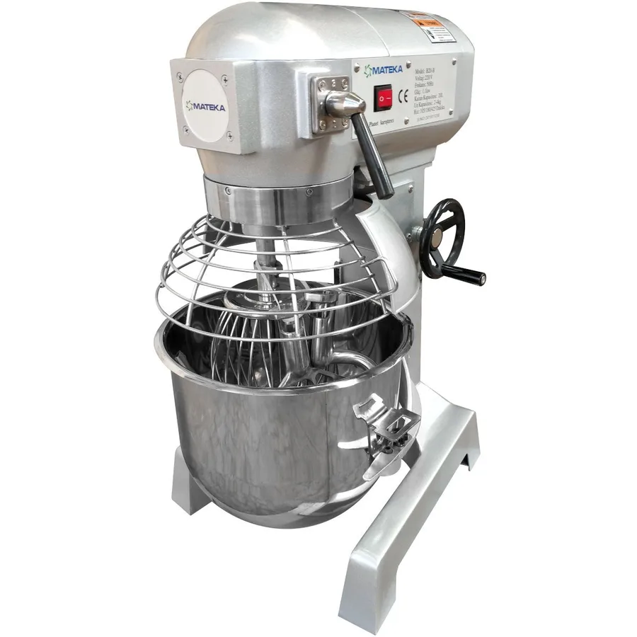 Mateka CRB10M Planet Mikser, 2 Hız, 10 L, 220V
