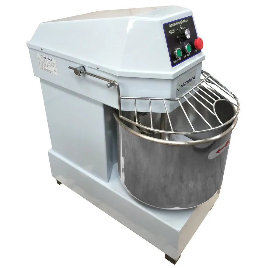 Mateka SPZ 400T Spiral Hamur Yoğurma Mikseri, 30 kg, 2 Hızlı, Trifaze, 380V