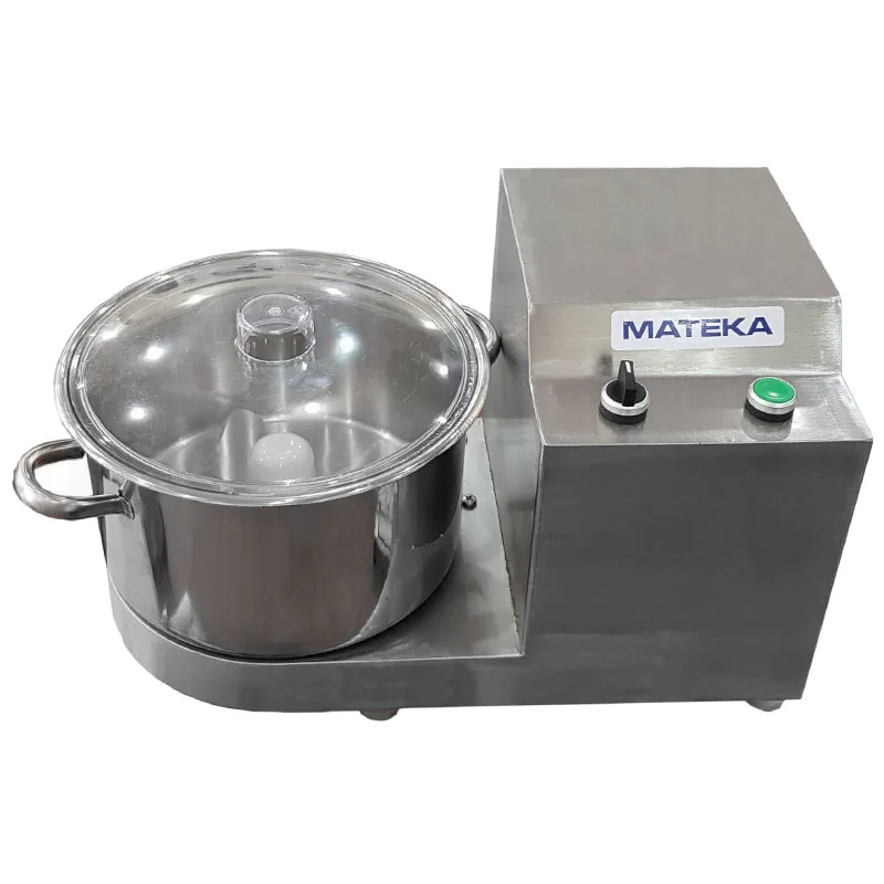 Mateka SGN 260M Sebze Soğan Doğrama Makinesi, Monofaze, 7 L, Siviçli