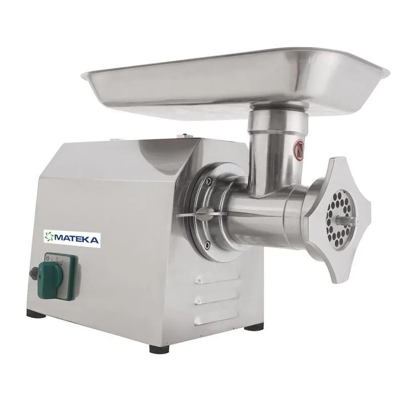 Mateka EPP 12M No:12 Et Kıyma Makinesi Inox Kafalı Paslanmaz 120 Kg/Saat 220V