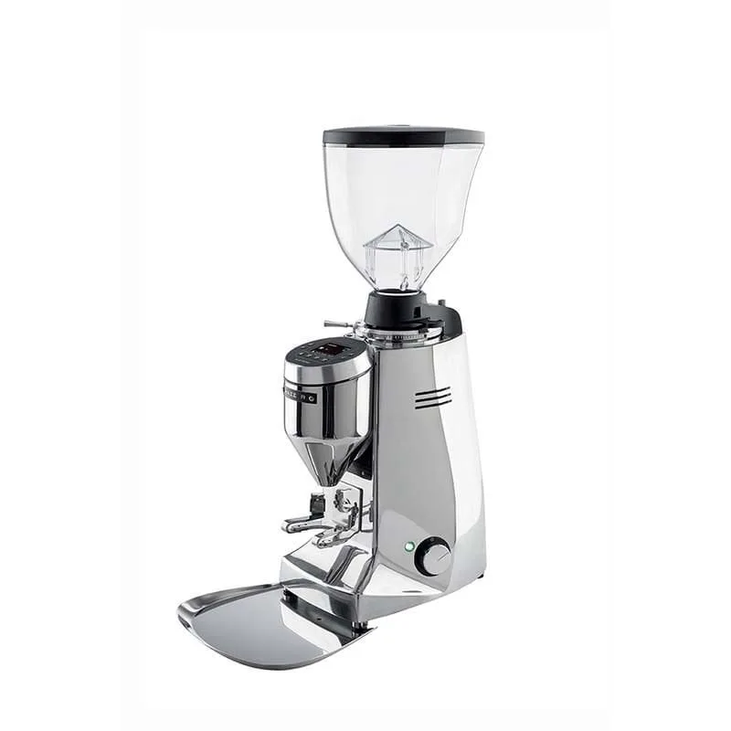 Mazzer Major V Electronic On Demand Kahve Değirmeni, Parlak Alüminyum