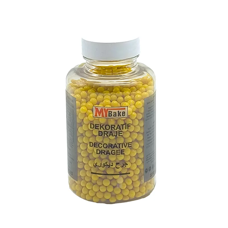 My Bake Boncuk Sarı 200 Gr 4 Mm