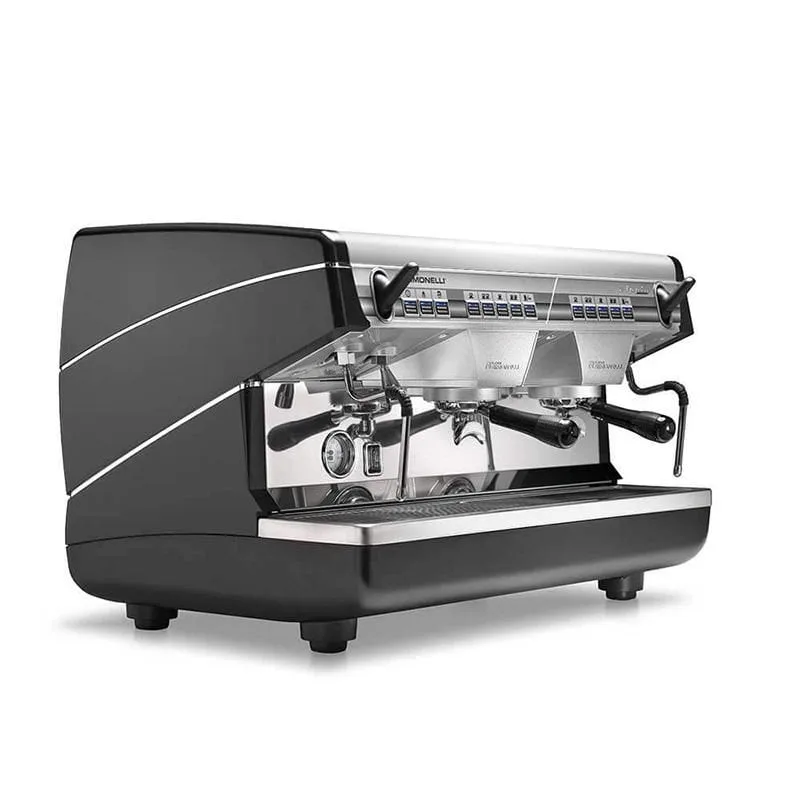 Nuova Simonelli by Tecnocoffee Appia II Tam Otomatik Espresso Kahve Makinesi, 2 Gruplu, Siyah