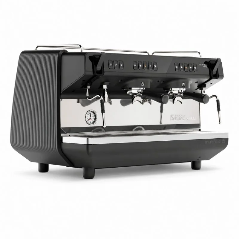 Nuova Simonelli Appia Viva XT Tall Cup Tam Otomatik Espresso Kahve Makinesi, 2 Gruplu, Siyah