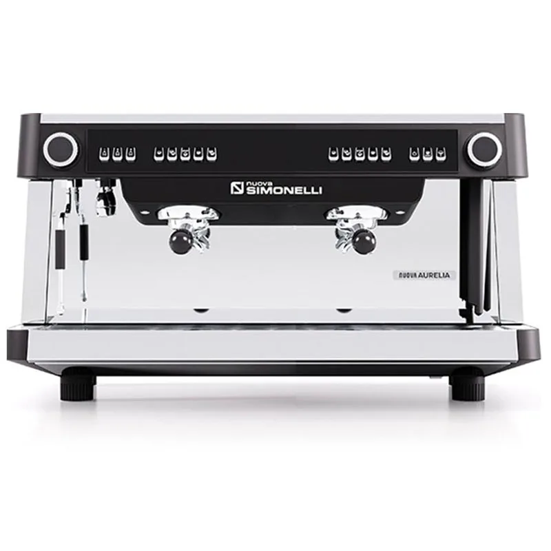 Nuova Simonelli Nuova Aurelia Volumetric Otomatik Dozaj Ayarlı Espresso Kahve Makinesi, Tall Cup, 2 Gruplu