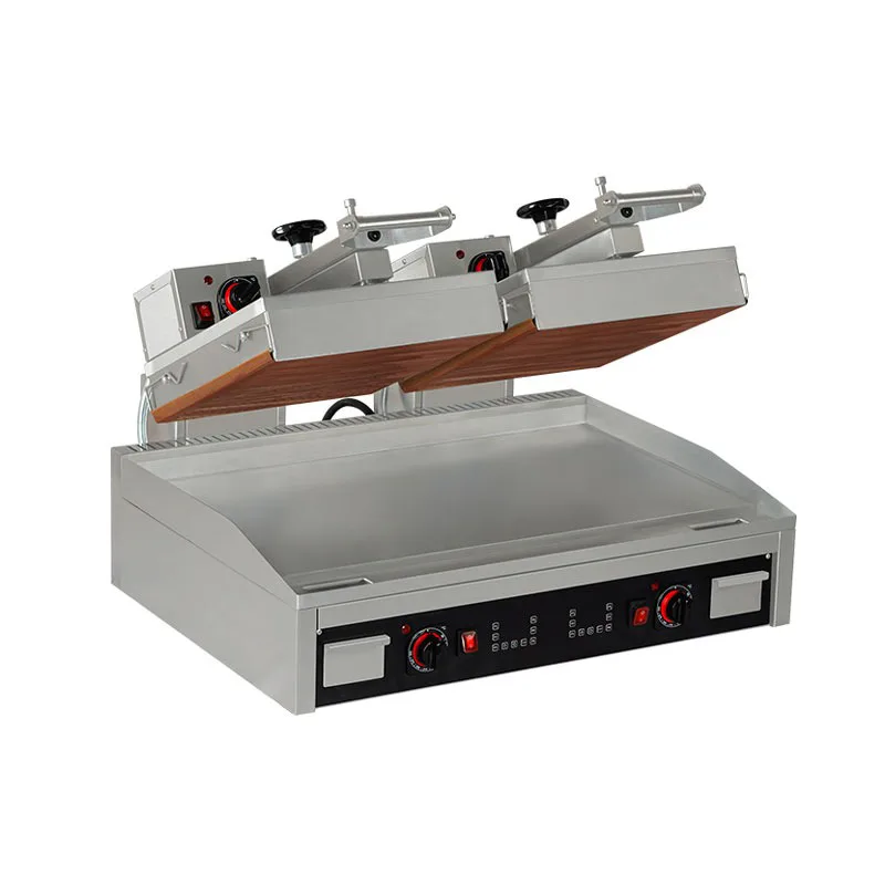 Omake BRG01 E25 Çift Kapaklı Burger Makinesi, Elektrikli