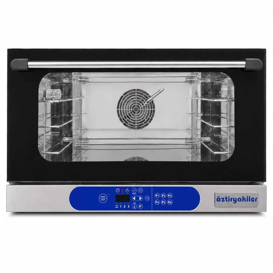 Öztiryakiler 3 Tepsi Kapasiteli 40x60 Cm Patisserie Elektrikli Dijital Pastane Fırını, 220 V OKFBE 40603
