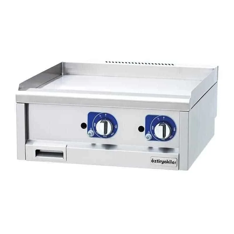 Öztiryakiler 600 Seri Set Üstü Grill Plate, Düz, Gazlı, 60x60x26 cm