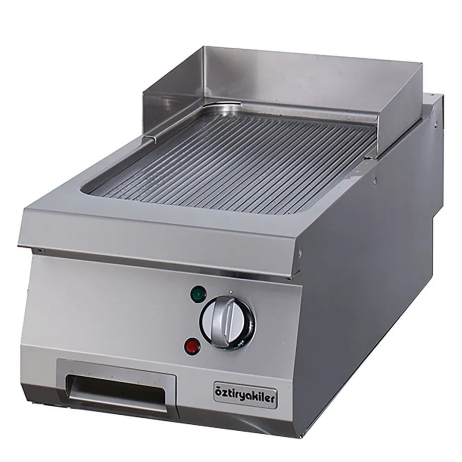Öztiryakiler 700 Seri, OGE 4070 N Grill Plate,Set Üstü, Oluklu, Elektirikli, 40x70 cm, 6644