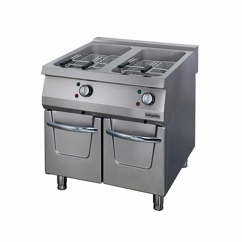 Öztiryakiler 900 Seri Fritöz Dolaplı Elektrikli 22+22 L 80x90x85 cm