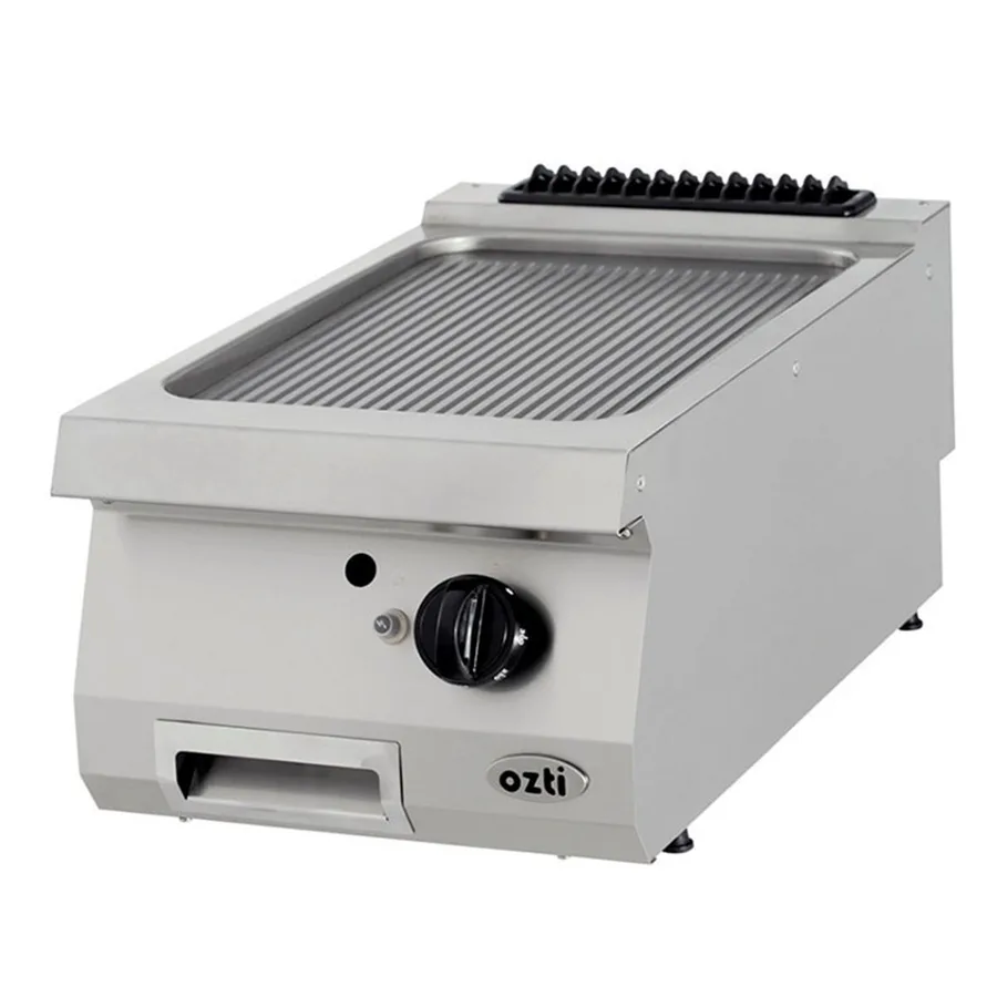 Öztiryakiler 900 Seri, Grill Plate, Set Üstü Oluklu Gazlı 40x90 cm, 6644