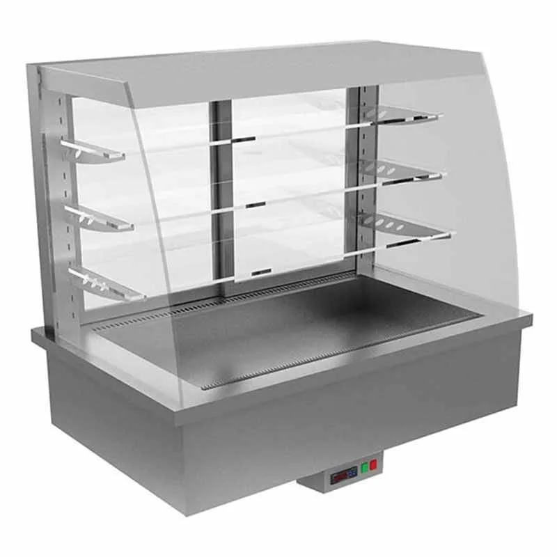 Öztiryakiler Ankastre Self Servis Sıcak Teşhir Dolabı, 120 Cm, ETA - 21H12 Model