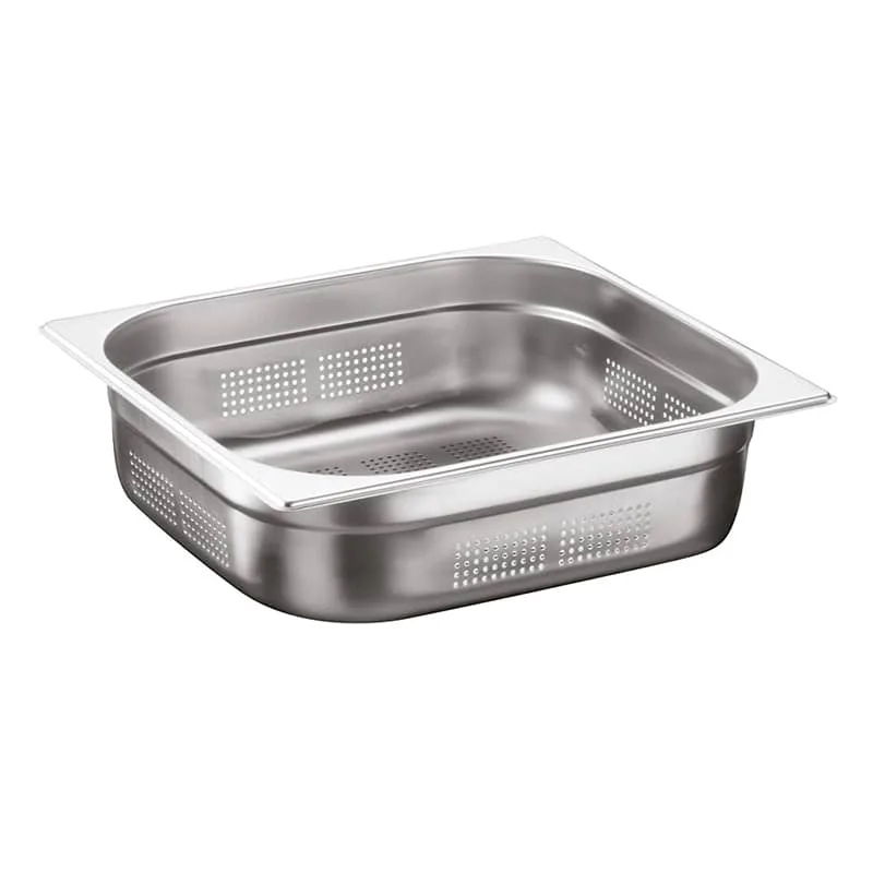 Öztiryakiler Gastronorm Küvet, Delikli, Standart, GN 2/3, 35.4x32.5x2 cm