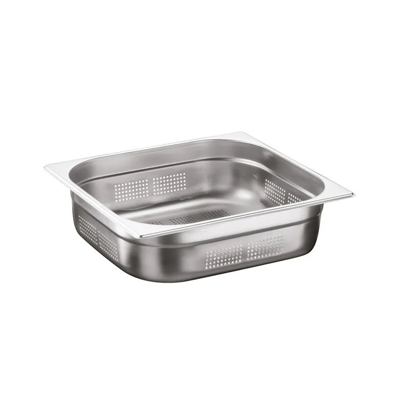 Öztiryakiler Gastronorm Küvet, Delikli, Standart, GN 2/3, 35.4x32.5x6.5