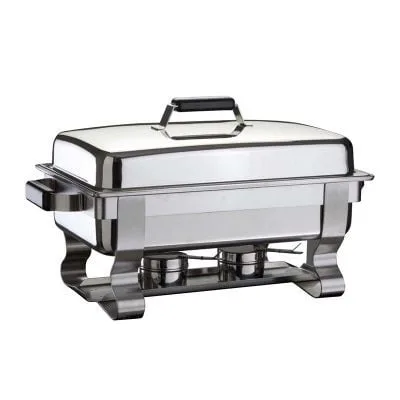 Öztiryakiler Ayaklı Chafing Dish, GN 1/1, 35x64 cm, Jel Yakıtlı