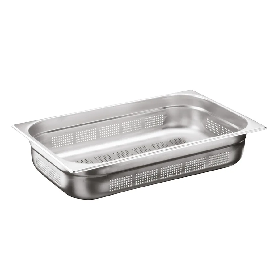 Öztiryakiler Gastronorm Küvet, Delikli, Standart, GNP 1/1-150, 32,5x53x15 cm