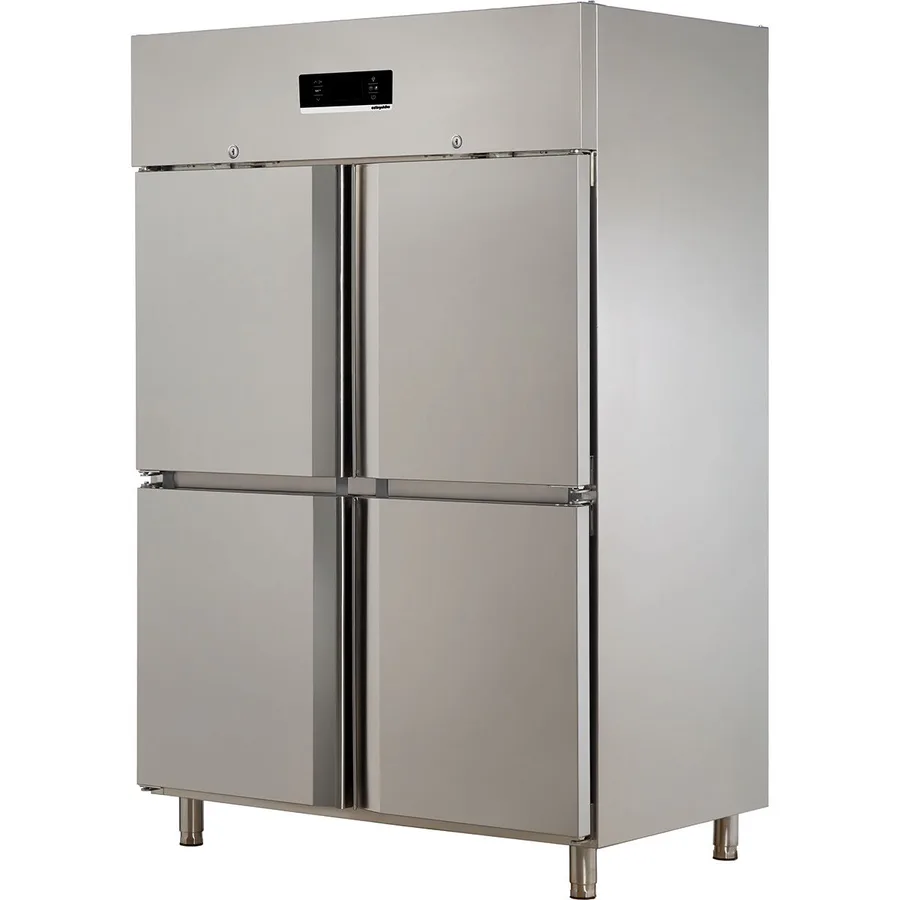 Öztiryakiler Monoblok 4 Kapılı Dik Tip Buzdolabı, GN 1200 NMV Model, 304 Kalite