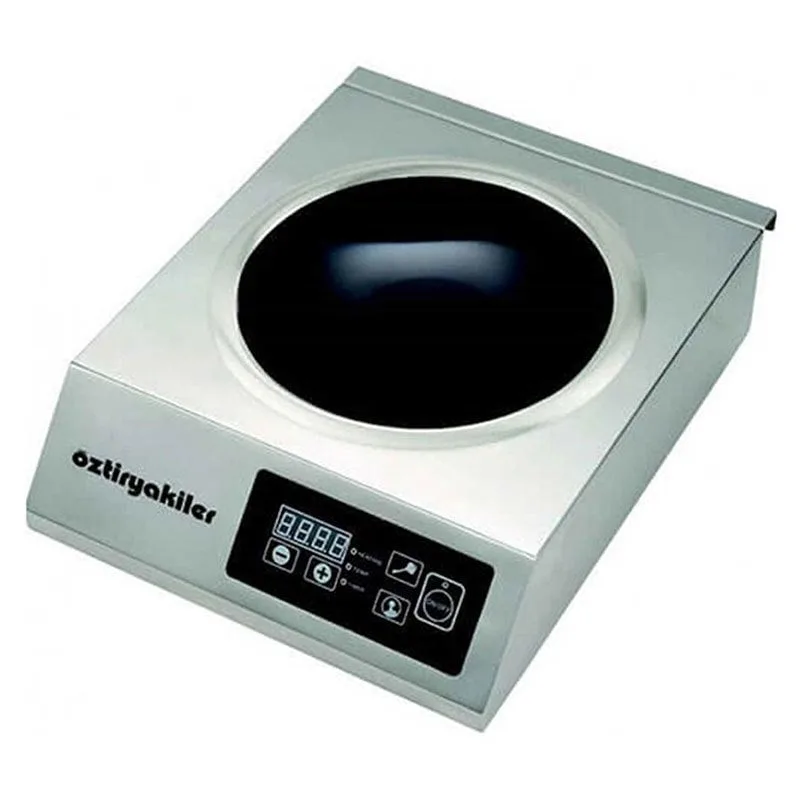 ÖZTİRYAKİLER İndiksüyonlu Wok Isıtıcı-Pişirici Setüstü 500-3500 W  33.9x42.8x11.7 Cm