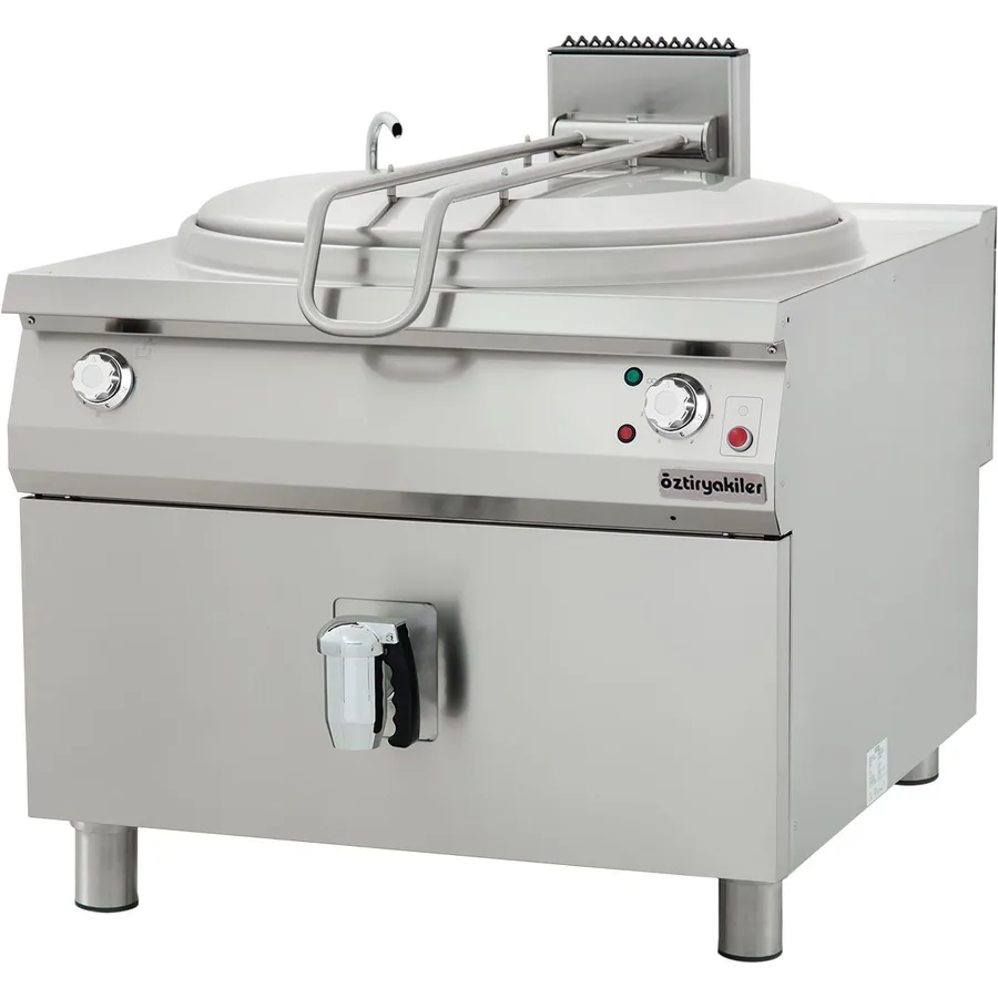 Öztiryakiler İndirekt Elektrikli Kaynatma Tenceresi, Silindirik Kazanlı, 250 lt, 100x110x85 cm, OTEIR 250