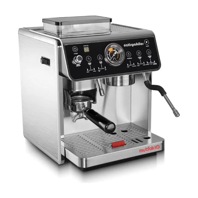 Öztiryakiler Mini Barista PID Çift Kazanlı Öğütücülü Ev Tipi Espresso Kahve Makinesi