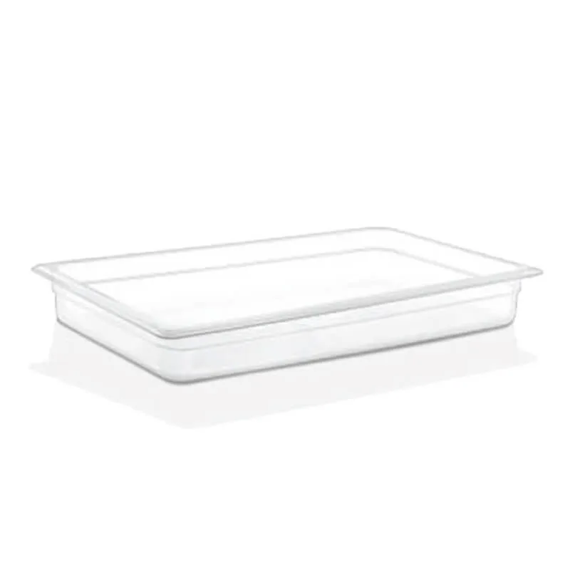 Öztiryakiler Polipropilen Gastronorm Küvet, 1/1-65, 53x32,5x6,5 cm