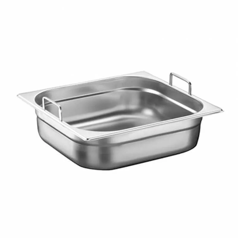 Öztiryakiler Gastronorm Küvet, Saplı, Standart, GN 2/3, 35.4x32.5x6.5 cm