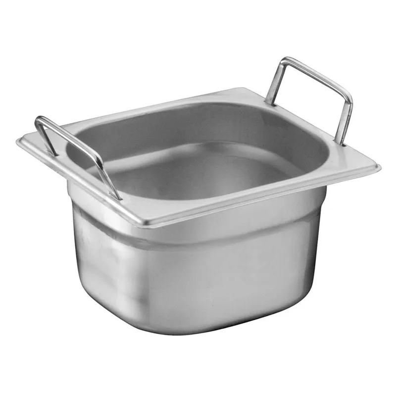 Öztiryakiler Gastronorm Küvet, Saplı, Standart, GN 1/6, 17.6x16.2x10 cm
