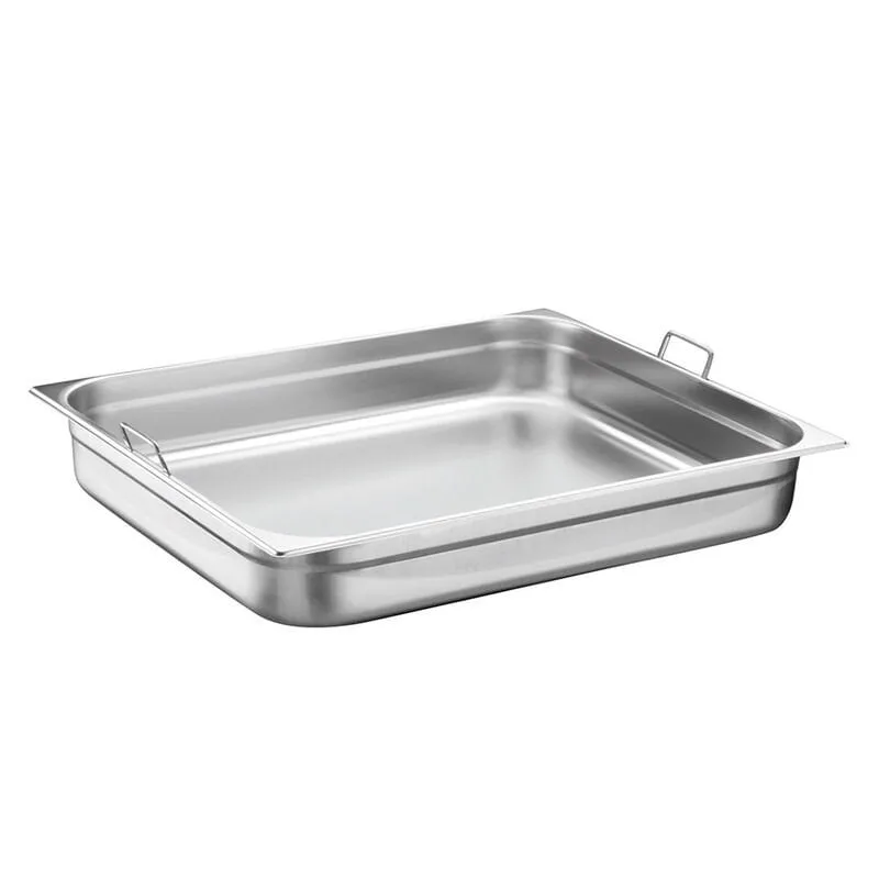 Öztiryakiler Saplı Gastronorm Küvet, Köşe Desenli GH 2/1x150, 53x65x15 cm
