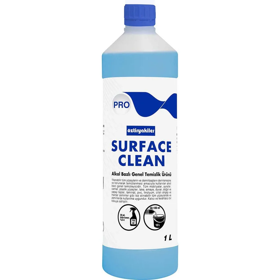 Öztiryakiler Surface Clean Alkol Bazlı Genel Temizleyici, 1 L