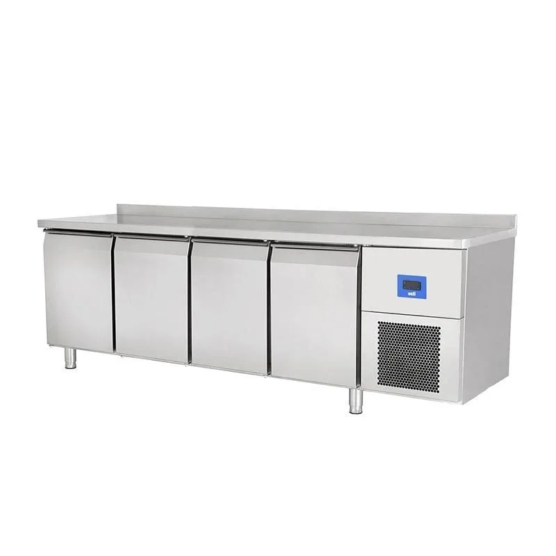 Öztiryakiler 4 Inox Kapılı Yatay Tip Derin Dondurucu, Ta 460 Lmv, 304 Kalite