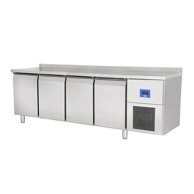 Öztiryakiler 4 Inox Kapılı Yatay Tip Derin Dondurucu, Tag 470 Lmv, 430 Kalite