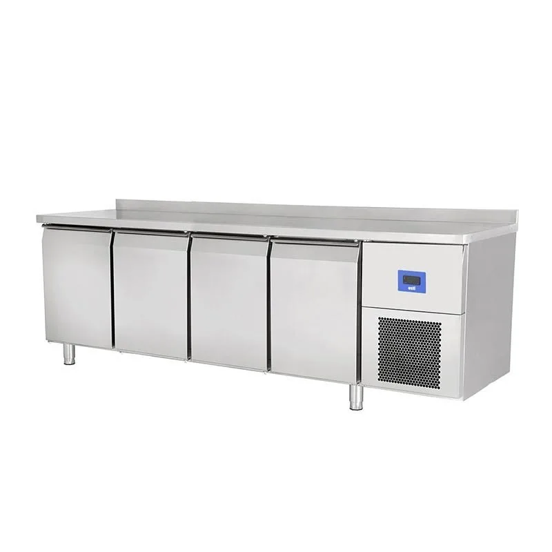 Öztiryakiler 4 Inox Kapılı Yatay Tip Derin Dondurucu, Tag 470 Lmv, 304 Kalite