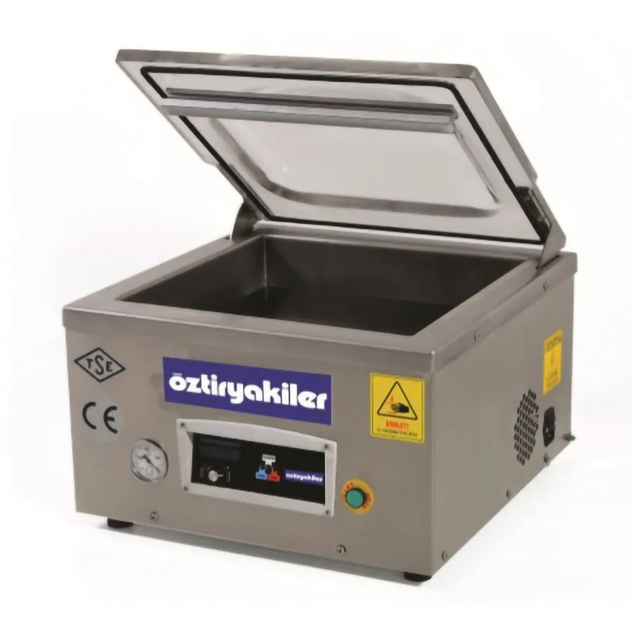 Öztiryakiler Vakum Makinesi, 20 m³ Kapasite, Tek Yapıştırma Çeneli