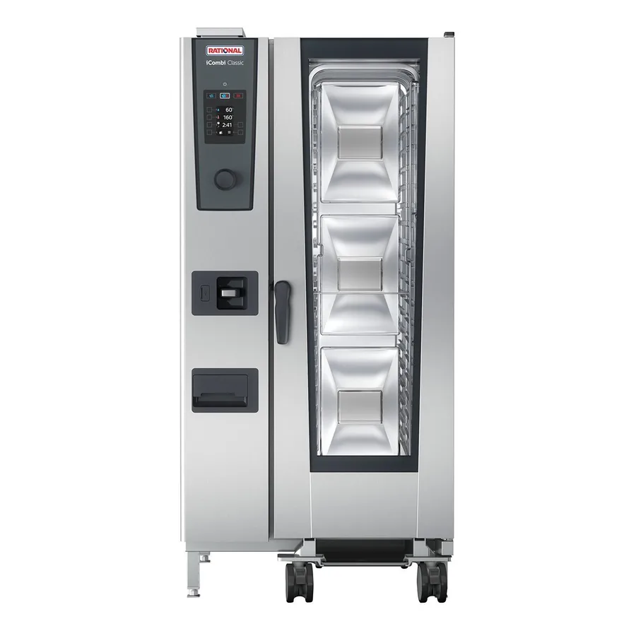 Rational iCombi Classic 201G Buhar Konveksiyonlu Fırın, 20x1/1 GN Kapasiteli, Gazlı