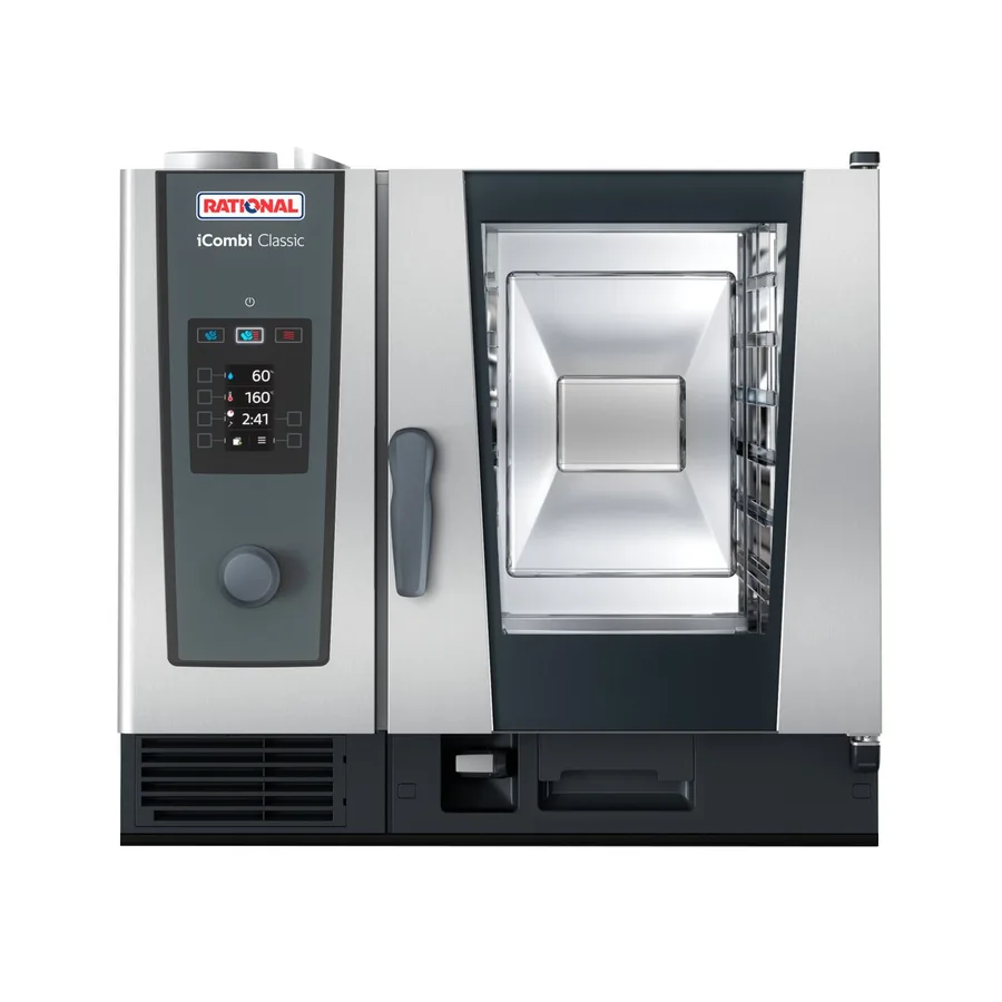 Rational iCombi Classic 6-1/1/G Buhar Konveksiyonlu Fırın, 6x1/1 GN Kapasiteli, Gazlı