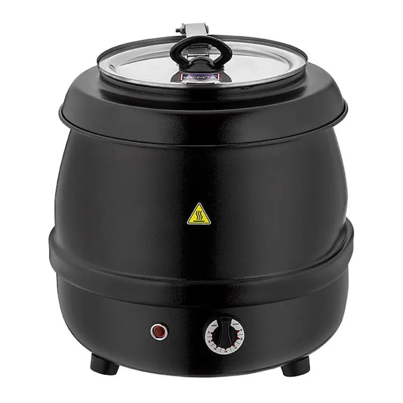 Remta CB10 Elegance Çorba Kazanı, Elektrikli, 9 Litre Kapasiteli, Siyah