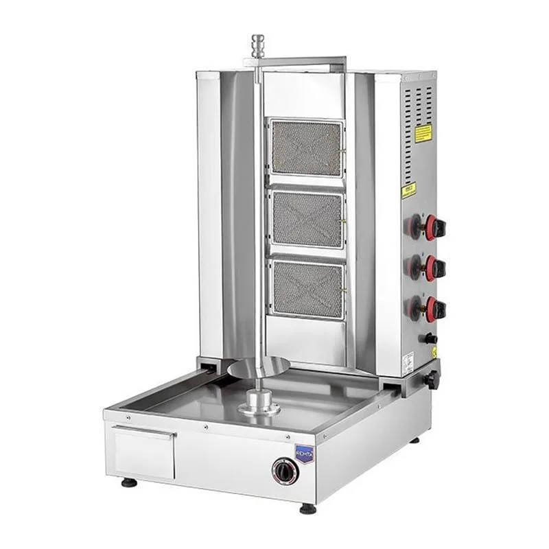 Remta D06(A) Döner Ocağı, Alttan Motorlu, 3 Radyanlı, Doğalgazlı, 30 kg Kapasiteli
