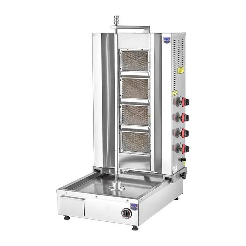 Remta D08(A) Döner Ocağı, Alttan Motorlu, 4 Radyanlı, Doğalgazlı, 50 kg Kapasiteli
