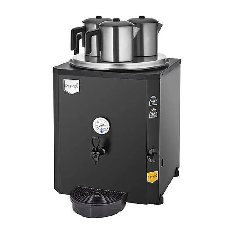 Remta DE10 Jumbo Çay Makinesi – 40 Litre, 3 Demlikli