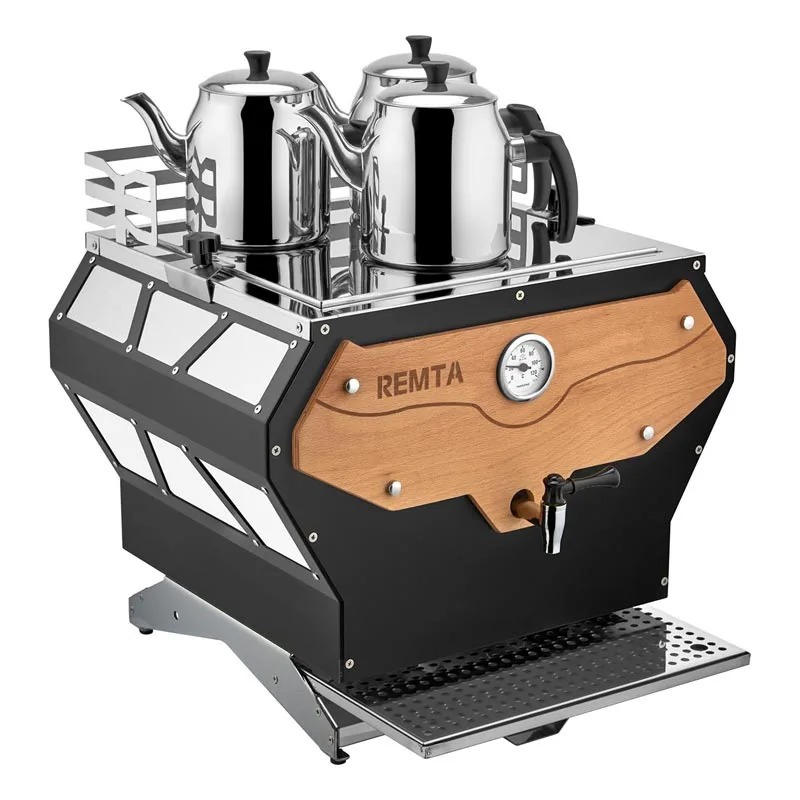Remta DE23 Pro Çay Makinesi, Elektrikli, 3 Demlikli, 30 Litre Kapasiteli , 2200 W