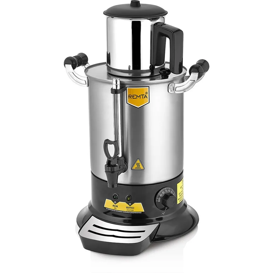 Remta PT11 Platin Çay Makinesi, Elektrikli, Tek Demlikli, 9 Litre Kapasiteli