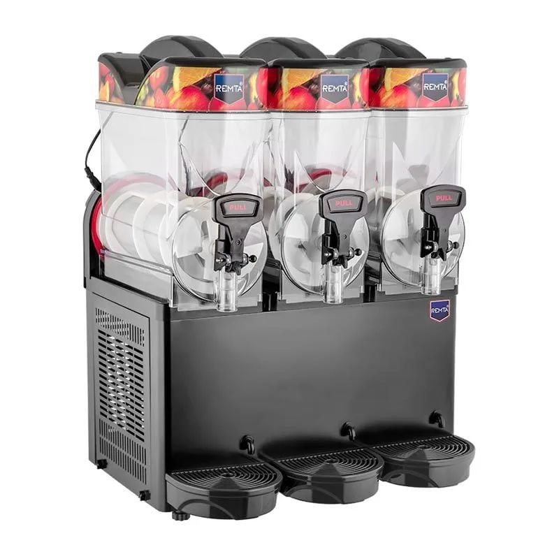 Remta ST27 3'lü Slush Makinesi, 12+12+12 Litre Kapasiteli