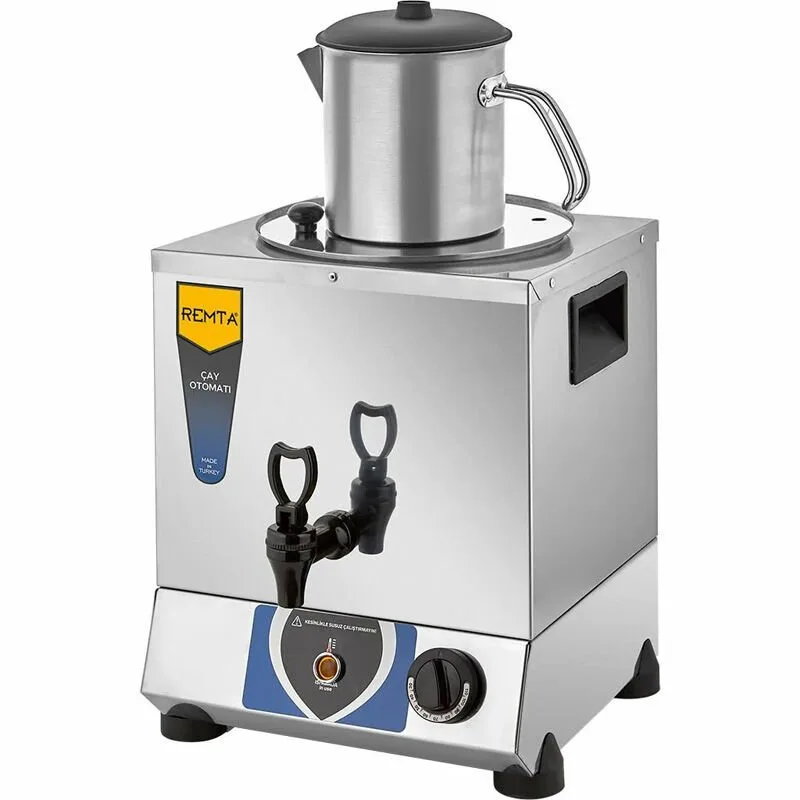 Remta TT01 Çift Cidarlı Çay Makinesi, Elektrikli, Pleytsiz, Tek Demlikli, 8 lt