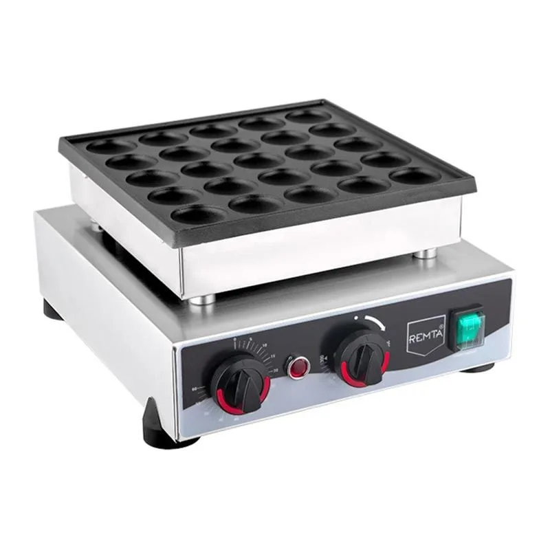 Remta W26 Tekli Yuvarlak Bubble Waffle Makinesi, 25 Adet Kapasiteli