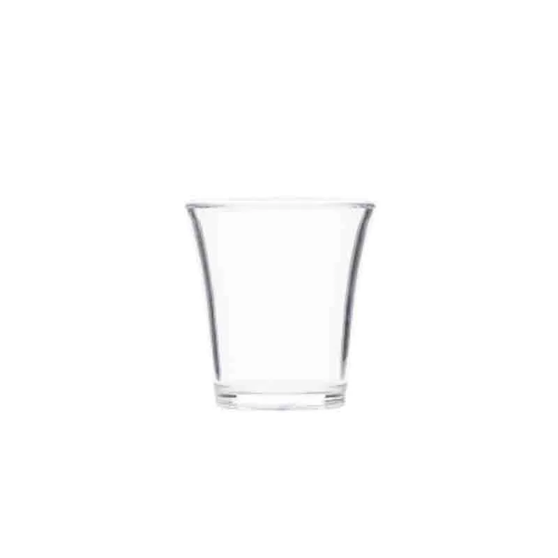 Rubikap Polikarbon Shot Bardağı, 25 ml, Şeffaf
