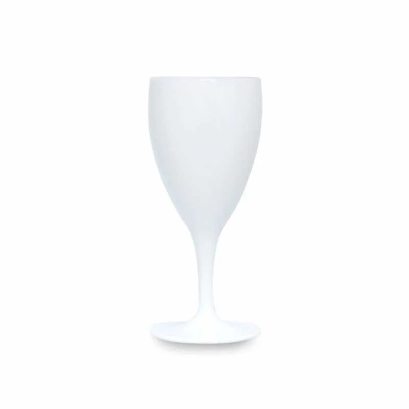 Rubikap PM.W32 Premium Şarap Bardağı, Polikarbon, 320 ml, Beyaz