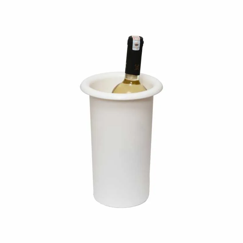 Rubikap Şişe Soğutucu Buz Kovası, 24 cm, Beyaz