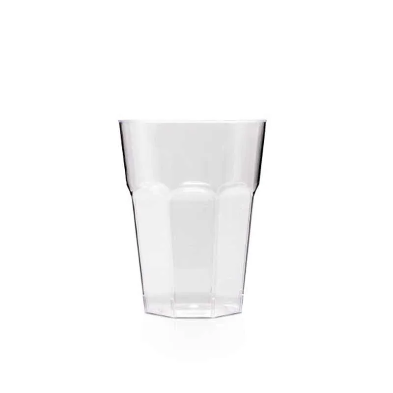 Rubikap Tek Kullanımlık Kristal Bardak, 270 ml, Şeffaf