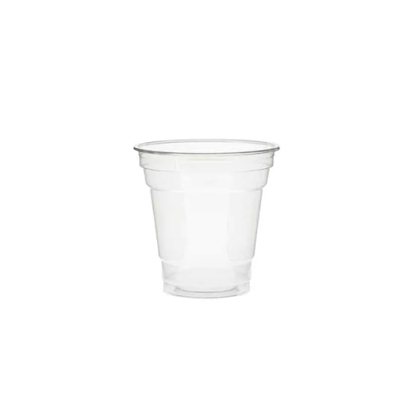 Rubikap Tek Kullanımlık Pet Bardak, 250 ml Şeffaf