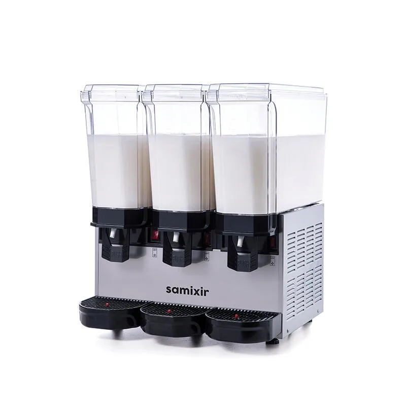 Samixir 60.MMMI Klasik Triple Soğuk İçecek Dispenseri, 20+20+20 Lt, 3 Karıştırıcılı, Inox